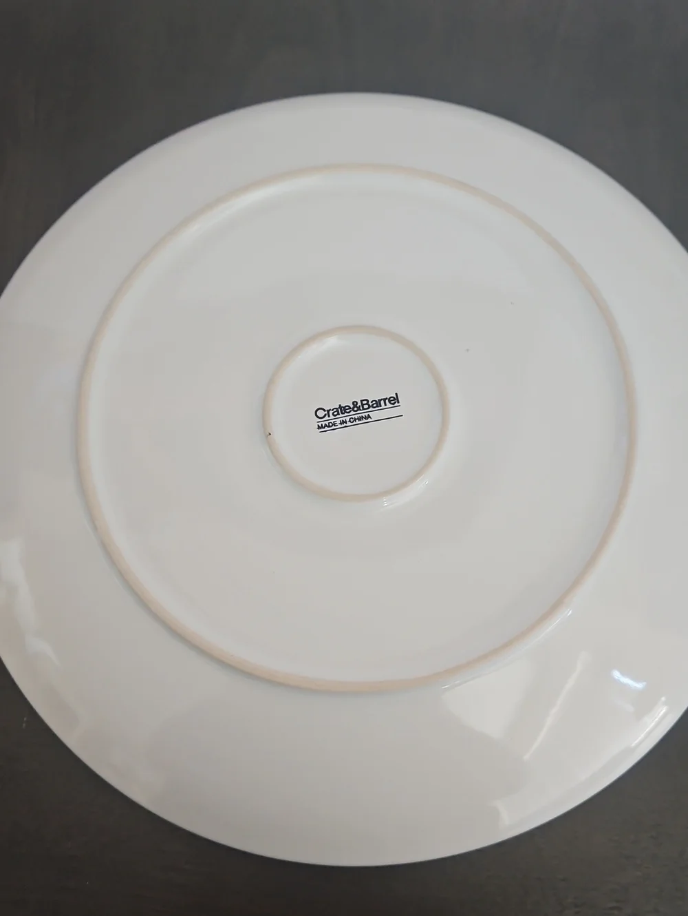 NWOT Crate & Barrel Green Tree Pattern Dinner Plate - Home Dining